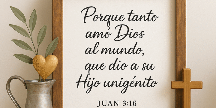 Juan 3:16 — Un amor tan grande que merece ser entendido palabra por palabra
