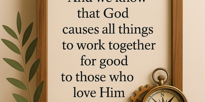 Romans 8:28 — Even When I Don’t Understand, God Is Still at Work