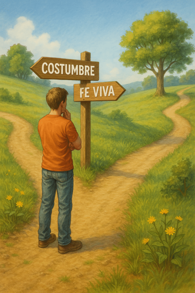 ¿Sigues creyendo por costumbre… o por una fe viva y verdadera?